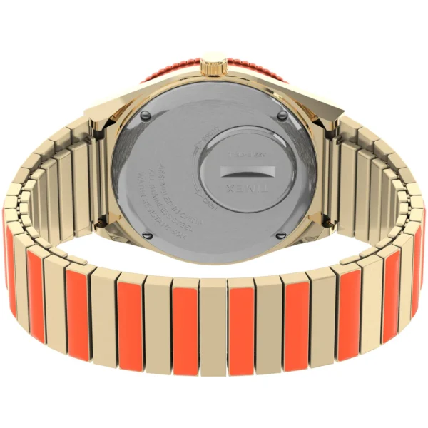 Timex Q Malibu Orange Pink Gold SS - Image 2