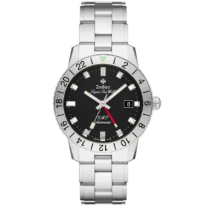 Zodiac ZO9405 Super Sea Wolf GMT Automatic Silver Black